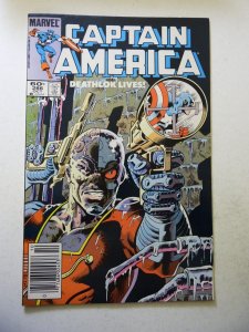 Captain America #286 (1983) FN+ Condition small stain bc