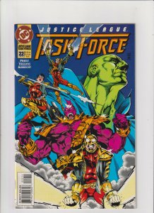 Justice League Task Force #22 NM- 9.2 DC Comics 1995 Martian Manhunter