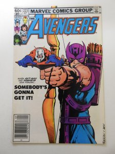 The Avengers #223 (1982) Classic Cover! Beautiful VF Condition!