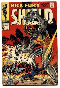 NICK FURY, AGENT OF SHIELD #2 comic book 1968-Marvel-Steranko FN