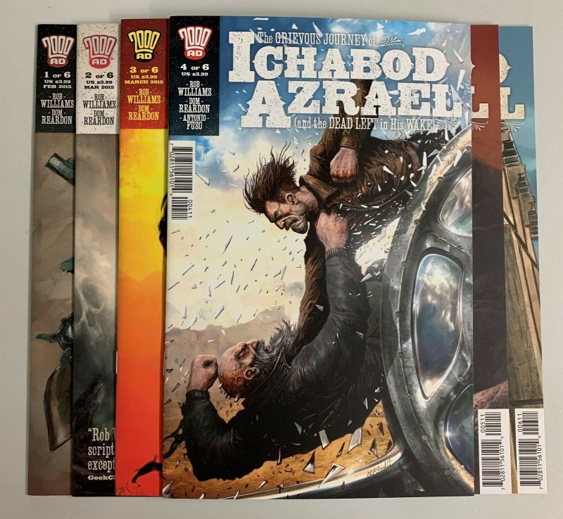 Grievous Journey of Ichabod Azrael #1-6 Set ( 2000AD 2015) Rob Williams (9.2+) 