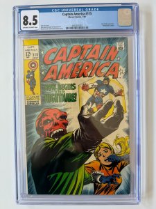 Captain America 115 CGC 8.5 Red Skull (1969)