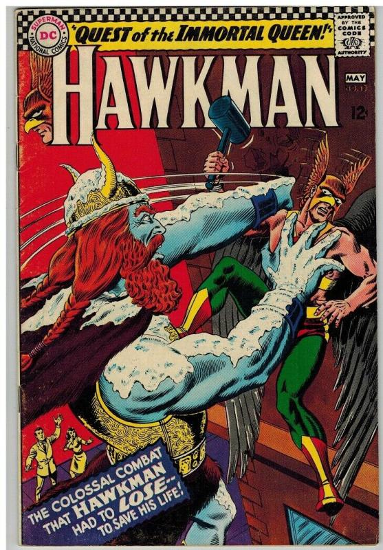 HAWKMAN 13 VG-F   May 1966