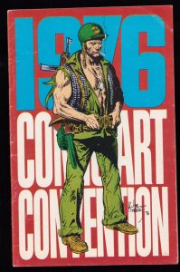 Phil Seuling's 1976 Comic Art Convention Program - Sgt. Rock by Joe Kubert (6.5)