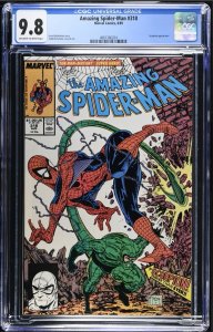 Amazing Spider-Man #318 CGC 9.8 Scorpion Todd McFarlane Cover 1989 NEW CASE