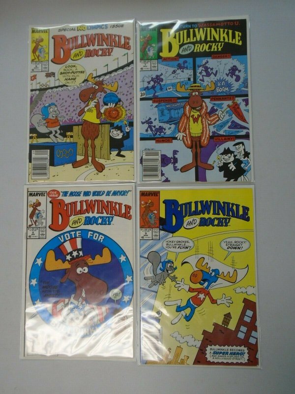 Bullwinkle and Rocky set #1-9 8.0 VF (1987 Star Comics)