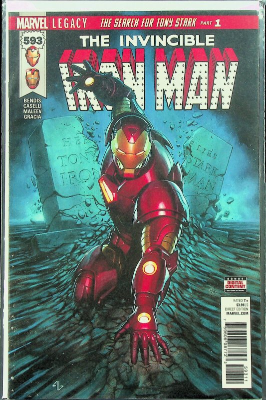 Invincible Iron Man #593-600 (Oct 2017-May 2018)-Comic Book Set of 8 - Near Mint