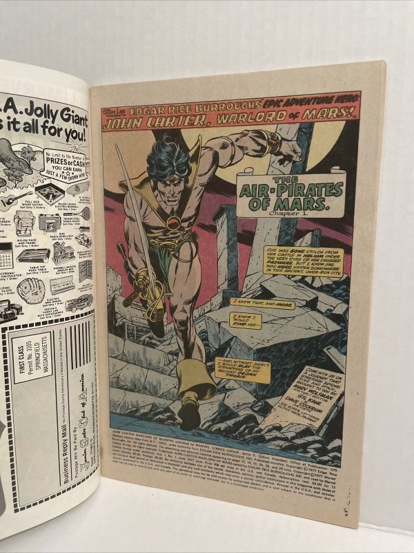 John Carter Warlord From Mars #1