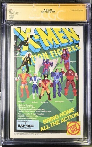 X-Men #1 1991 Marvel Comics CGC 9.8 SS Signed Jim Lee Storm cover 015