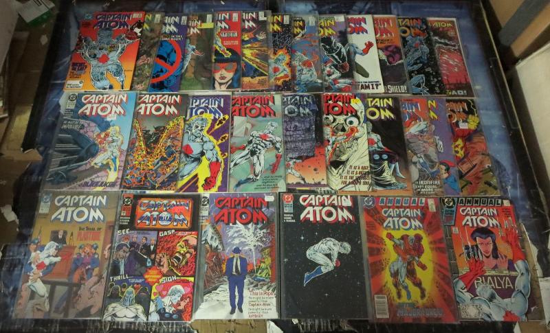 Captain Atom Collection! 29 issues 1987-1991! Cary Bates, Superman, Mr Miracle!