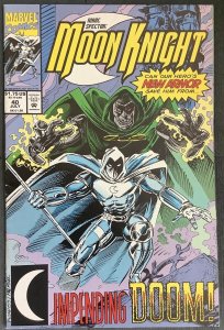 Marc Spector: Moon Knight #40 (1992, Marvel) Dr. Doom Cover. VF+