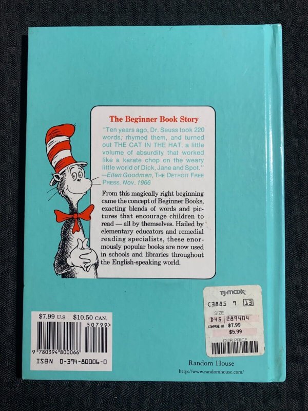 1986 SAM AND THE FIREFLY by P.D. Eastman HC FN 6.0 Beginner / Random House