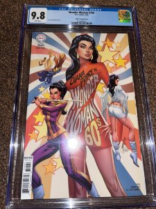 Wonder Woman 750 (2016), J Scott Campbell 1960s, Variant CGC Graded 9.8