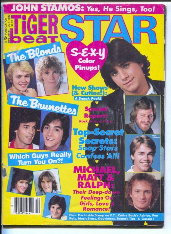 Tiger Beat- Star 10/1982-WP-John Stamos-Matt Dillon-Cathy Bach-Chris Atkins-r...