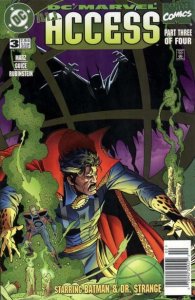 DC/Marvel: All Access #3 (Newsstand) FN ; DC | Batman Doctor Strange