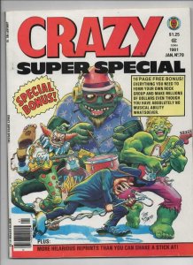 CRAZY #70 Magazine, FN+, Towering Inferno, Super Special, 1973 1981, Marvel