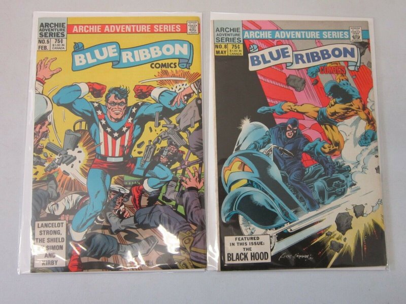Blue Ribbon Comics #5 and #8 6.0 FN (1984)