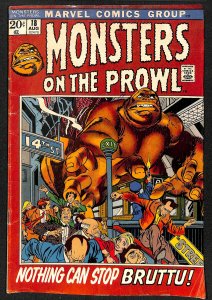 Monsters on the Prowl #18 (1972)
