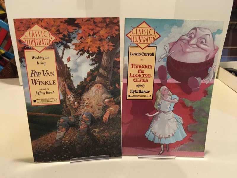 Classics Illustrated Set of 10 1990 First Comics Adaptions Prestige Format