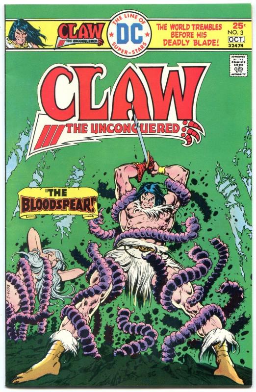 CLAW #3 1975-GREAT COVER-HIGH GRADE VF/NM