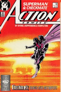 Action Comics #598 Direct Edition (1988) Checkmate