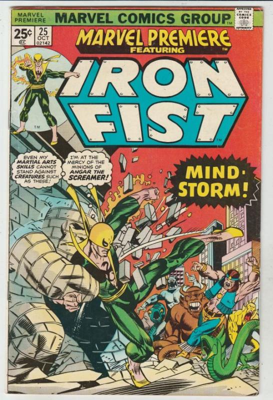 Marvel Premier #25 (Oct-75) VF/NM High-Grade Iron Fist