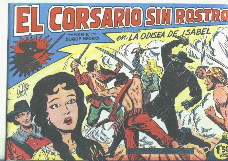 El Corsario sin Rostro, facsimil numero 13: La odisea de Isabel