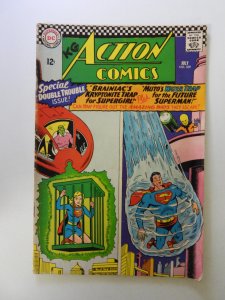 Action Comics #339 (1966) VG condition ink from cover, subscription crease