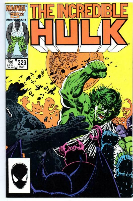 HULK #329, VF, Incredible, Bruce Banner, 1968 1987, more Marvel in store