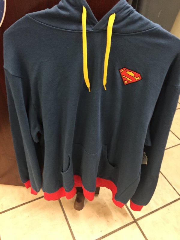 Superman Fortress of Solitude Hoodie 2XL