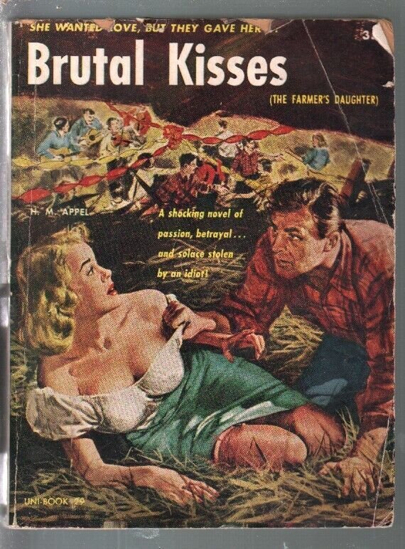 Uni-Book #29 1952-Brutal Kisses-Appel-stockings & headlight cover-G/VG