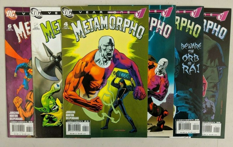 Metamorpho Year One #1-6 SET (DC 2007) - 1 2 3 4 5 6 - (8.0+) 