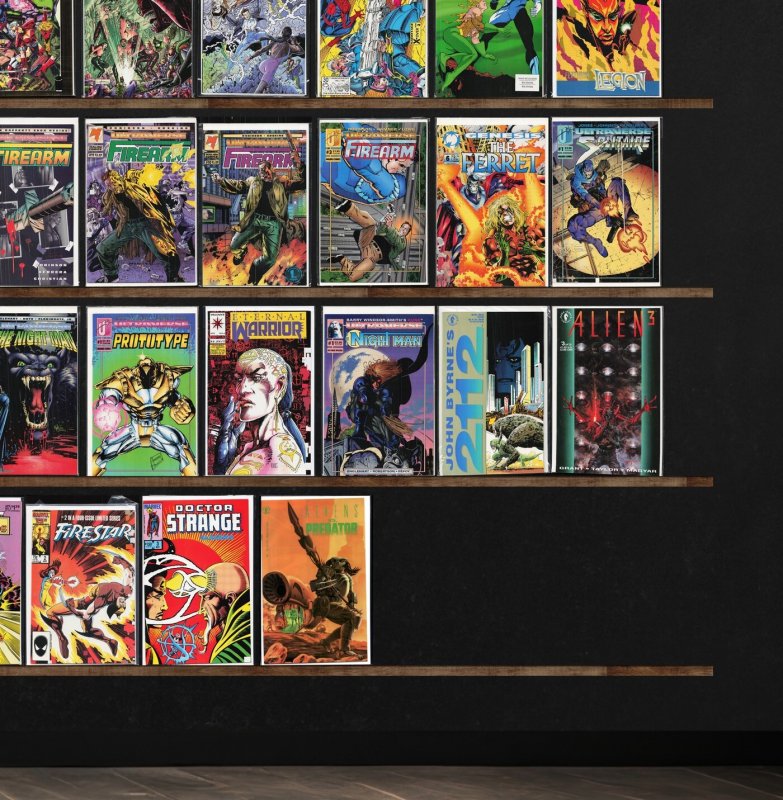 Huge Lot 140+ Comics with Dazzler, Barb Wire, Hardcase, Firearm & More!