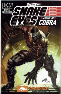 G.I. Joe: Snake Eyes, Agent of Cobra #1 Amazing! Comic Con Rob Liefeld Varian...