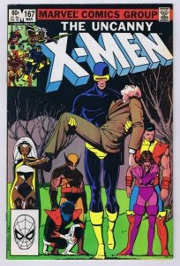 X Men #167 ORIGINAL Vintage 1983 Marvel Comics