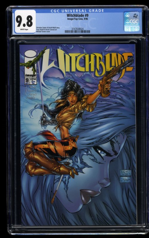 Witchblade #9 CGC NM/M 9.8 White Pages Michael Turner Cover!