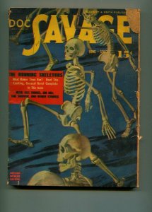 DOC SAVAGE JUNE 1943-STREET AND SMITH-BILL BARNES-G/VG 