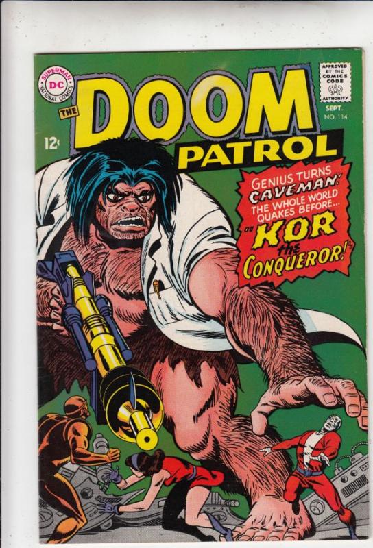 Doom Patrol #114 (Sep-67) NM Super-High-Grade Proffesor, Negative Man, Elasti...