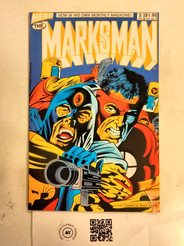 The Marksman #2 NM Hero Comic Book Bruce Harlick 31 HH17
