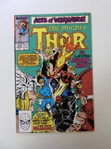 The Mighty Thor #412 (1989) 1st full appearance of New Warriors VF condition