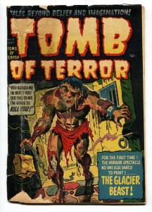 TOMB OF TERROR  #4 1952-HARVEY-MONSTER COVER-DECAPITATION-SKULLS-HORROR-G 