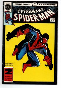 L'etonnnt Spider-man 155/156 - Amazing - French Language -Heritage-1984- VG