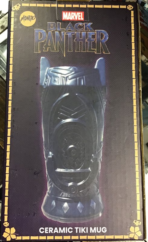 Mondo Marvel Black Panther Ceramic Tiki Mug PREVIEWS EXCLUSIVE