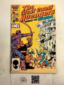 West Coast Avengers #8 FN-VF Marvel Comics comic book 6 JW64