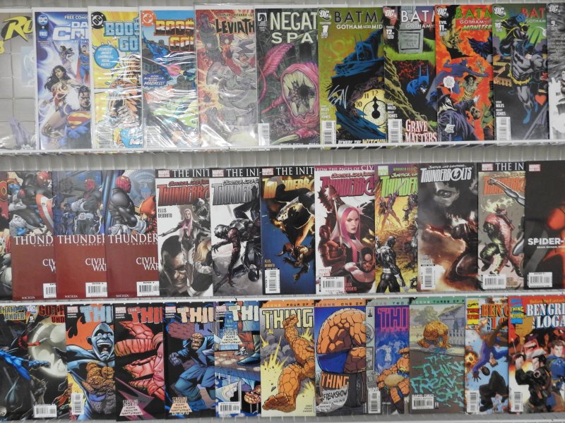 Huge Lot of 200+ Comics W/ Thor, Batman, The Thing! Avg. VF Condition!