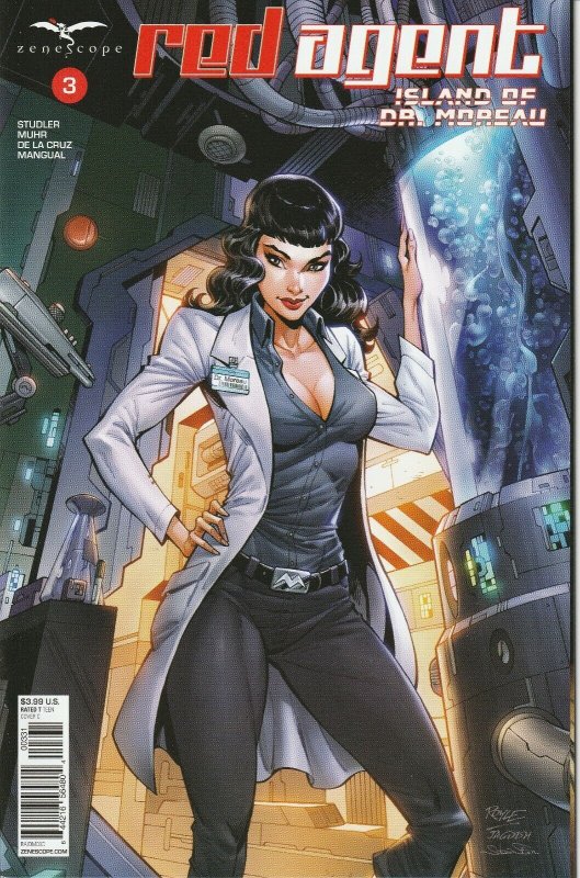 Red Agent Island of Dr Moreau #3 Cover C Zenescope Comic GFT NM Royle