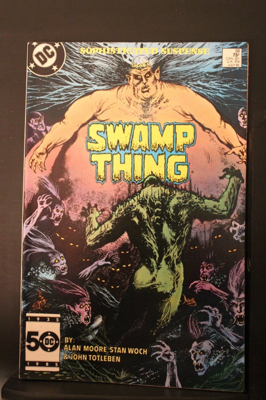 z The Saga of Swamp Thing #38 (1985) Super-High-Grade NM Alan More Hellblazer