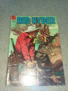 RED RYDER COMICS #121 GREAT EXPLOSION COVER FRED HARMAN Golden Age Dell Western