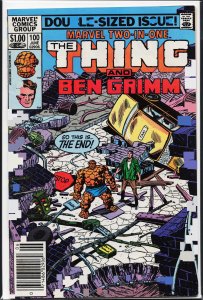 Marvel Two-in-One #100 (1983) Ben Grimm