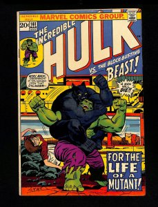 Incredible Hulk (1962) #161 VS. the Beast!
